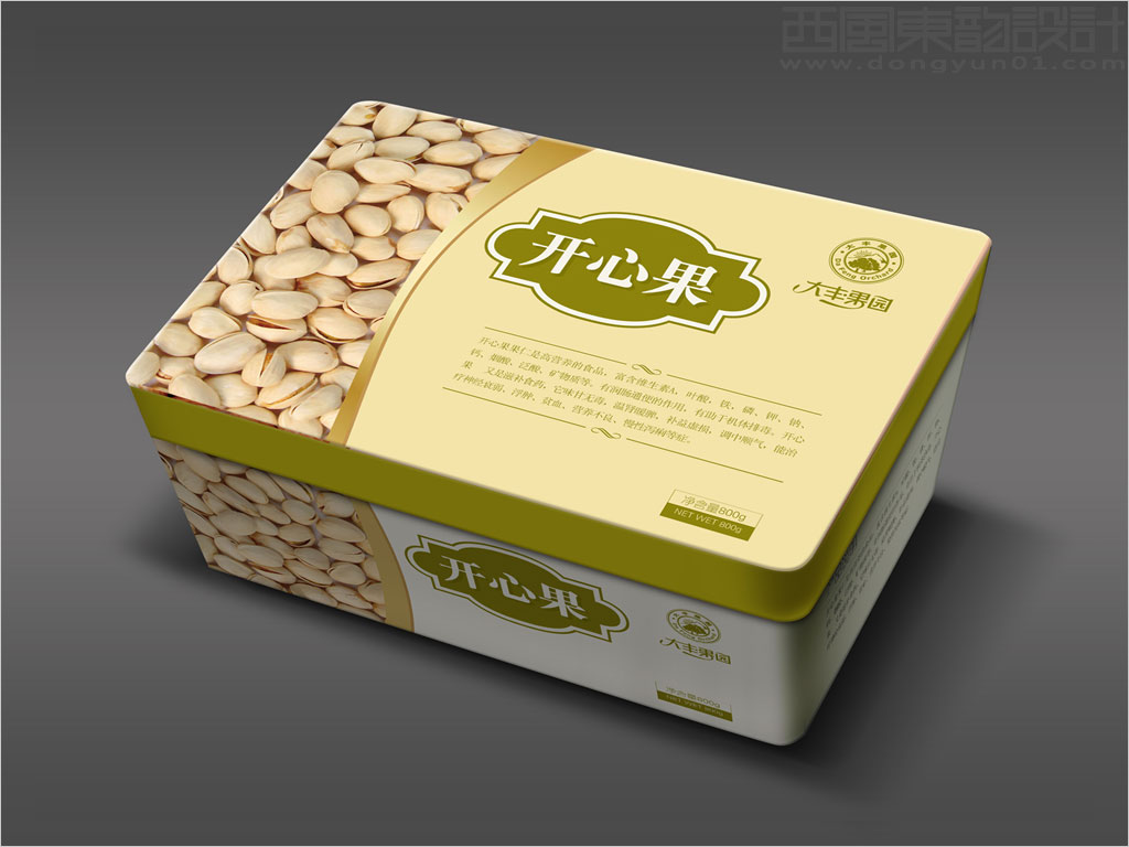 北京鵬力達食品有限公司大豐果園開心果包裝設計