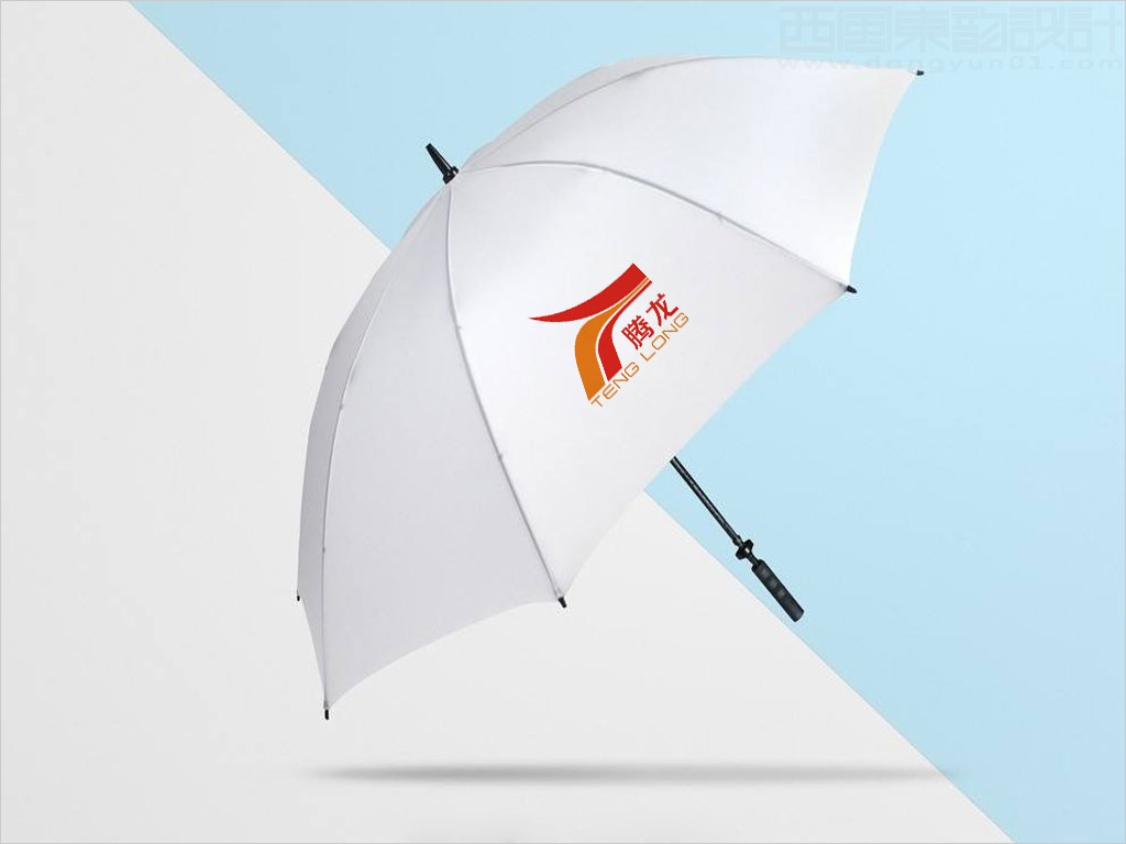 陜西騰龍煤電集團有限責(zé)任公司logo設(shè)計之雨傘應(yīng)用效果