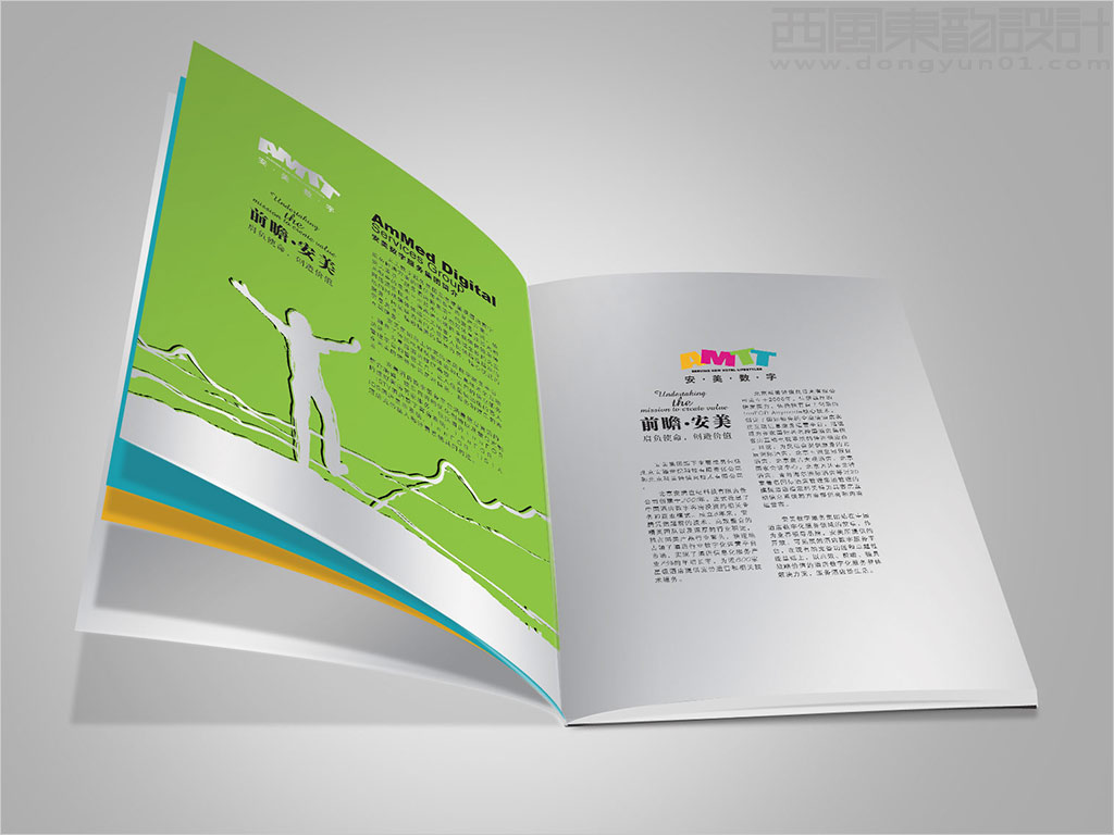安美數(shù)字服務集團有限公司畫冊設計之前瞻安美內(nèi)頁設計