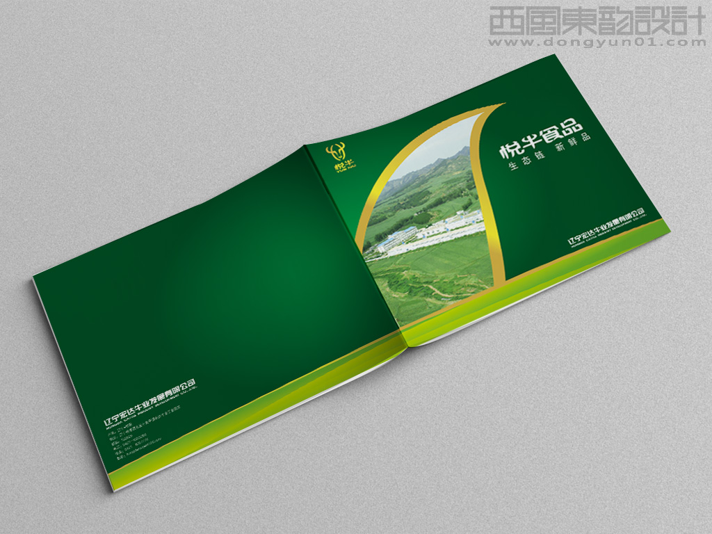 遼寧宏達牛業(yè)發(fā)展有限公司悅牛品牌畫冊設計