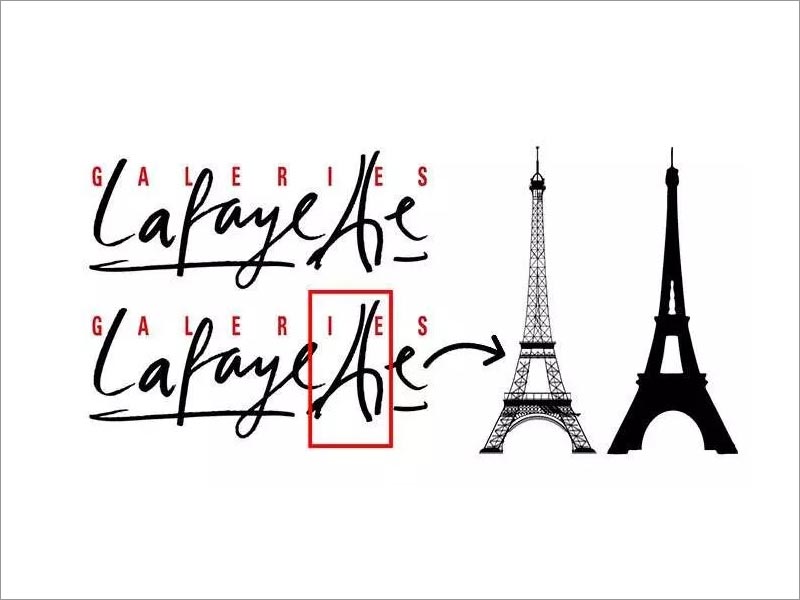 巴黎拉法葉百貨公司(Galeries Lafayette)logo設(shè)計 巴黎拉法葉百貨公司(Galeries Lafayette)logo設(shè)計