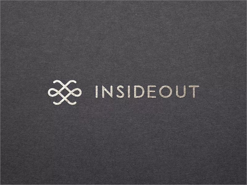 INSIDEOUT室內(nèi)環(huán)藝設計公司logo設計