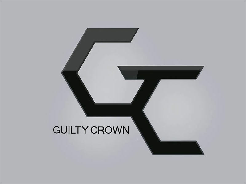  GC”六邊形的對稱和重復反映了這種機甲動畫《罪惡王冠》的科幻軍事性質。