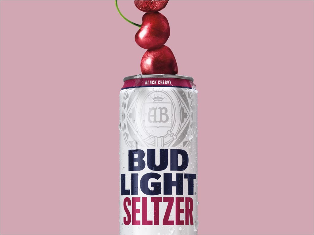 Bud Light黑櫻桃味氣泡蘇打水包裝設(shè)計