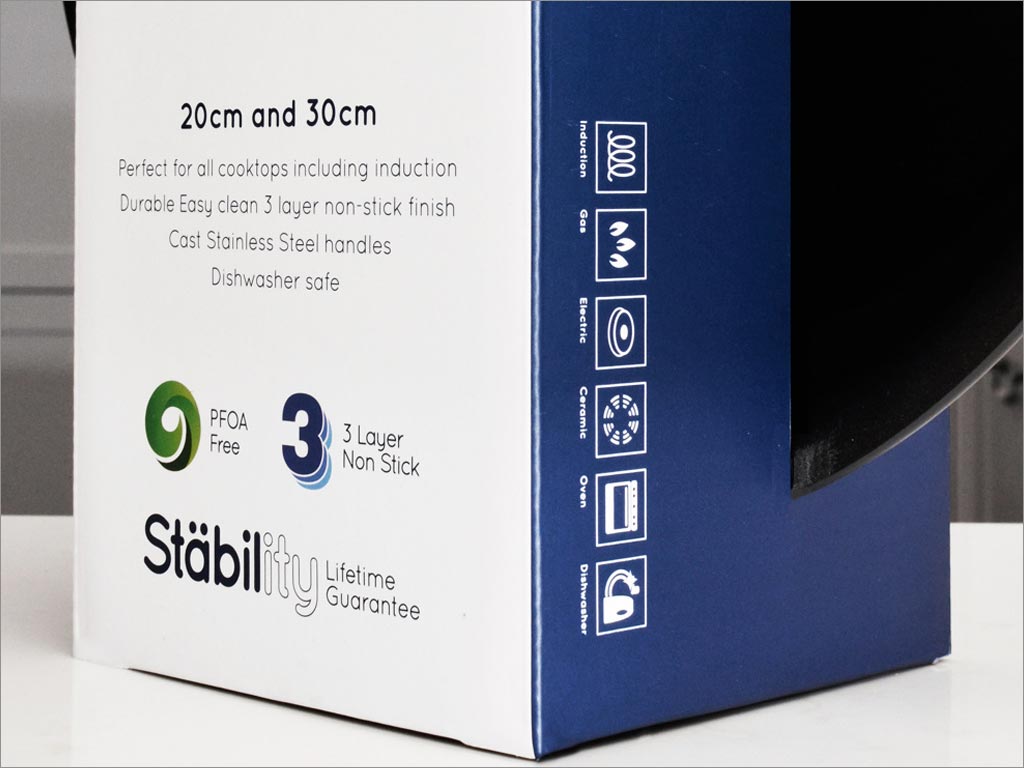 Stabil炊具包裝設計之局部細節(jié)特寫