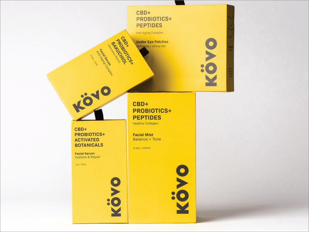 K?VO植物性益生菌護膚品包裝盒設(shè)計
