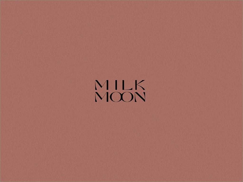 Milk Moon糖漿保健品logo字體設(shè)計