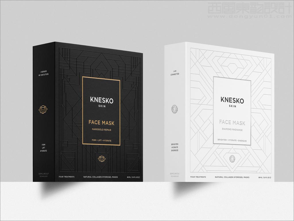 美國KNESKO SKIN面膜禮盒包裝設(shè)計