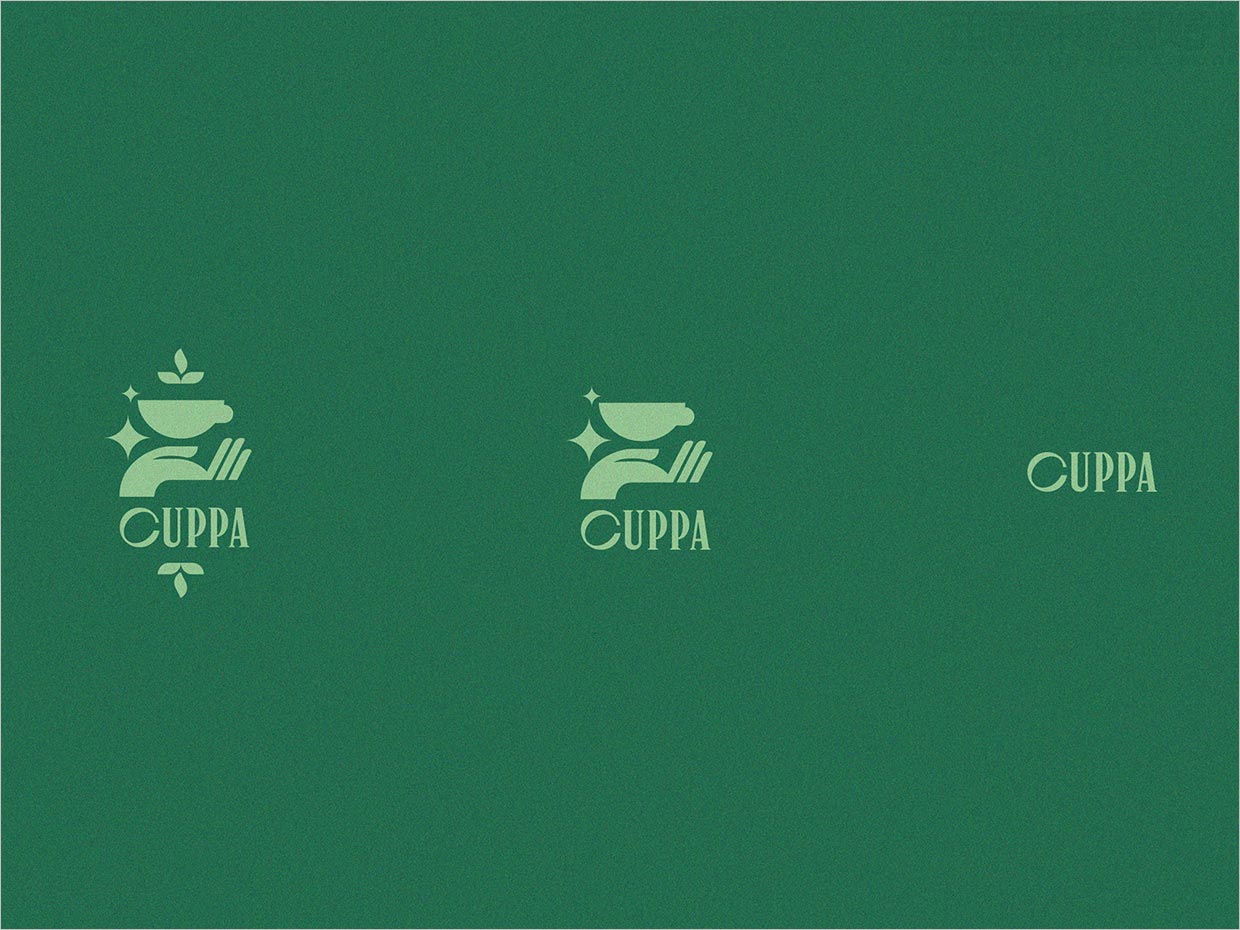南美Cuppa茶標(biāo)志設(shè)計