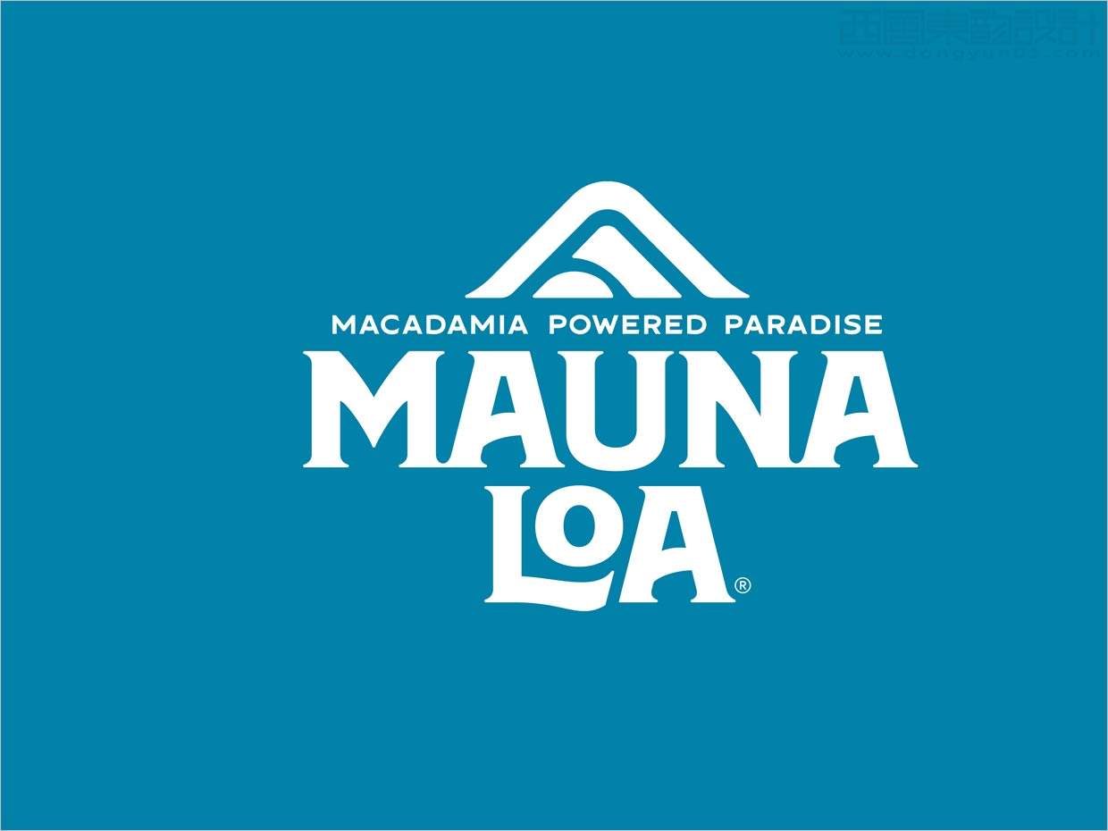 美國Mauna Loa夏威夷堅(jiān)果零食logo設(shè)計(jì)