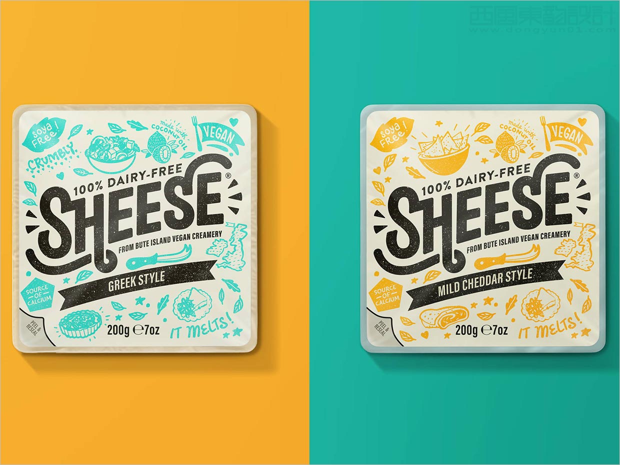 Sheese！純素奶酪包裝設(shè)計(jì)不一定要那么好！