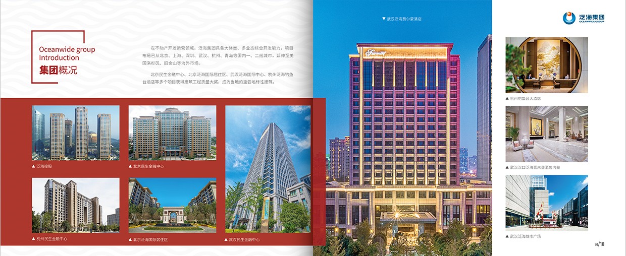中國泛?？毓杉瘓F(tuán)35周年畫冊(cè)設(shè)計(jì)之集團(tuán)概況頁面設(shè)計(jì)