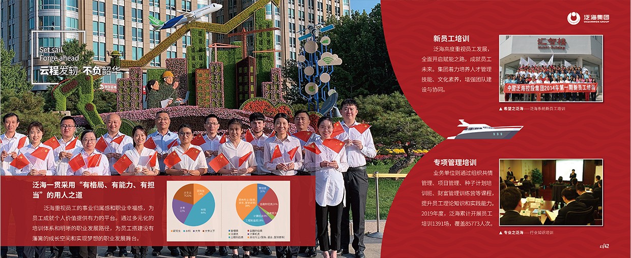 中國泛?？毓杉瘓F(tuán)35周年畫冊(cè)設(shè)計(jì)之泛海團(tuán)隊(duì)頁面設(shè)計(jì)